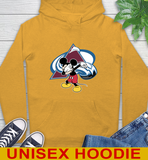 Colorado Avalanche NHL Hockey Dabbing Mickey Disney Sports Hoodie 3