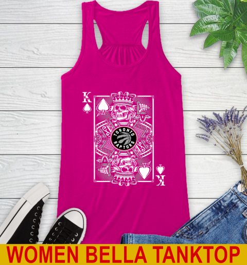Toronto Raptors NBA Basketball The King Of Spades Death Cards Shirt Racerback Tank 6