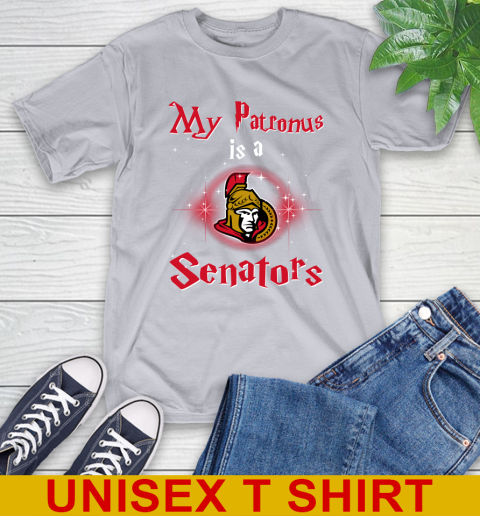 NHL Hockey Harry Potter My Patronus Is A Ottawa Senators T-Shirt 5