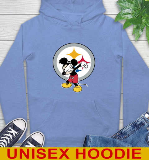 Pittsburgh Steelers NFL Football Dabbing Mickey Disney Sports Hoodie 11