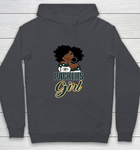Green Bay Packers Girl NFL Youth Hoodie 7