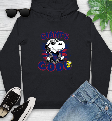 NFL Football New York Giants Cool Snoopy Shirt Youth Hoodie