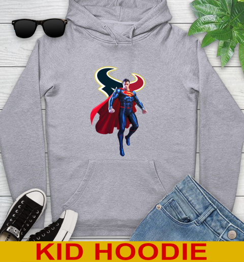 NFL Superman DC Sports Football Houston Texans Youth Hoodie 6