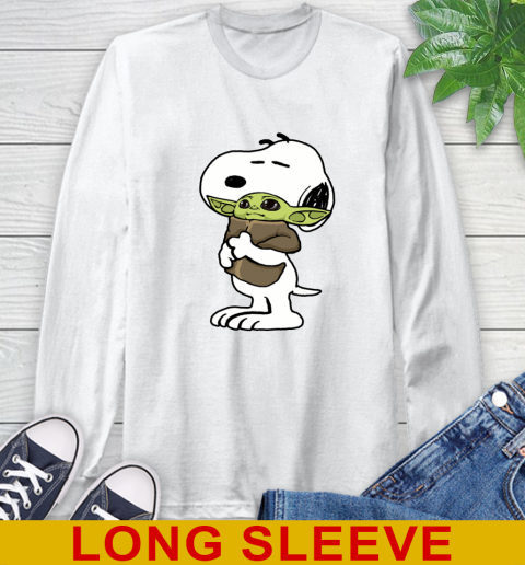 Snoopy Hugging Baby Yoda Shirt 58