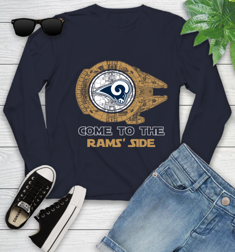 NFL Come To The Los Angeles Rams Wars Football Sports Youth Long Sleeve 2