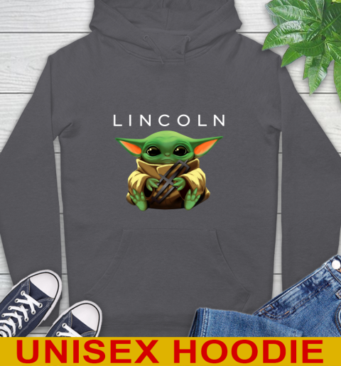 Star Wars Baby Yoda Hugs Lincoln Car Shirt 19