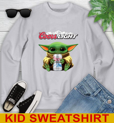 Star Wars Baby Yoda Hugs Coors Beer Shirt 116
