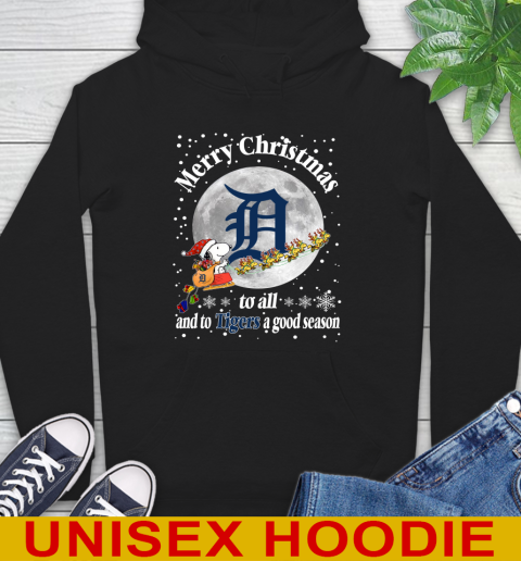 Detroit Tigers Merry Christmas To All And To Tigers A Good Season MLB Baseball Sports Hoodie