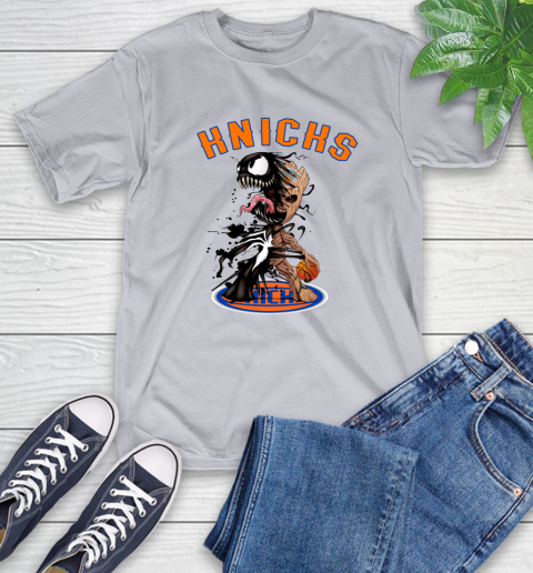 NBA New York Knicks Basketball Venom Groot Guardians Of The Galaxy T-Shirt 6