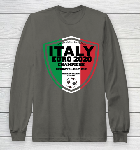 Italy Football Italian Football Forza Italia Champions Euro 2020 Long Sleeve T-Shirt 5