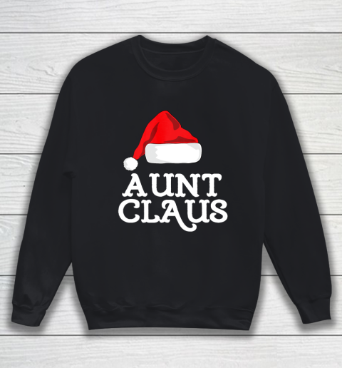 Aunt Claus Christmas Family Group Matching Pajama Sweatshirt