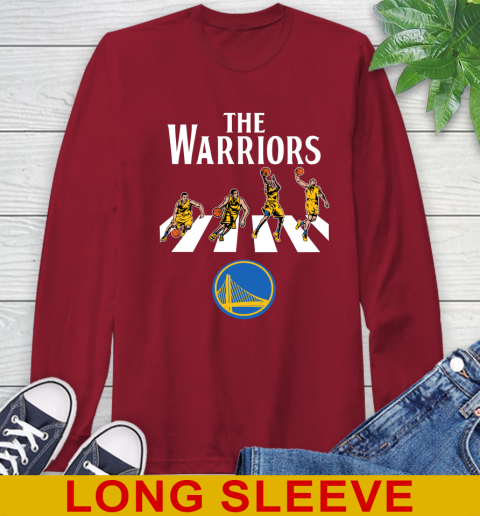 NBA Basketball Golden State Warriors The Beatles Rock Band Shirt Long Sleeve T-Shirt 9