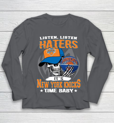 Listen Haters It is KNICKS Time Baby NBA Youth Long Sleeve 6