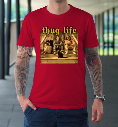 Thug Life Kamala Harris 2024 Feminist  Vote Blue Election T-Shirt 8