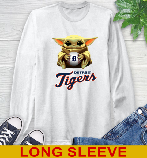 MLB Baseball Detroit Tigers Star Wars Baby Yoda Shirt 58