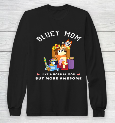 Fathers Blueys Dad Mum Love Gifts Long Sleeve T-Shirt