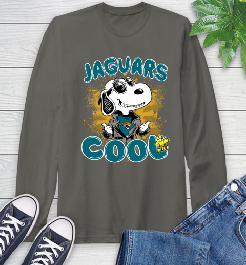 NFL Football Jacksonville Jaguars Cool Snoopy Shirt Long Sleeve T-Shirt 10