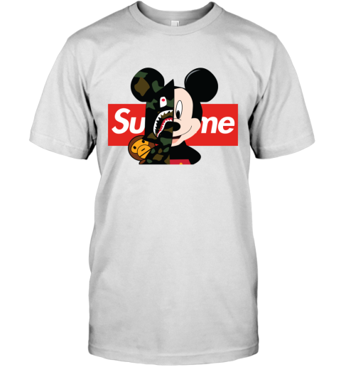 The Mickey Mouse Supreme Bape T-Shirt - Father Figure Clothing The Mickey Mouse Supreme Bape T-Shirt - Father Figure Clothing