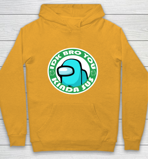 Among Us Shirt Idk Bro You Kinda Sus Youth Hoodie 2