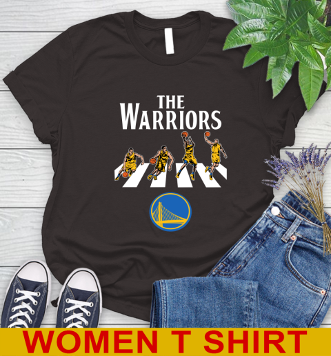 NBA Basketball Golden State Warriors The Beatles Rock Band Shirt Women's T-Shirt 9
