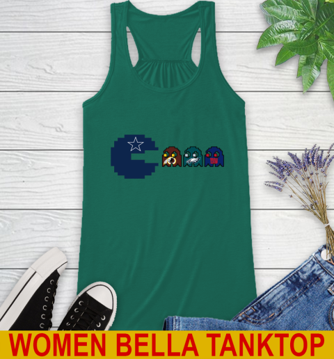 Dallas Cowboy NFL Football Pac Man Champion Racerback Tank 7