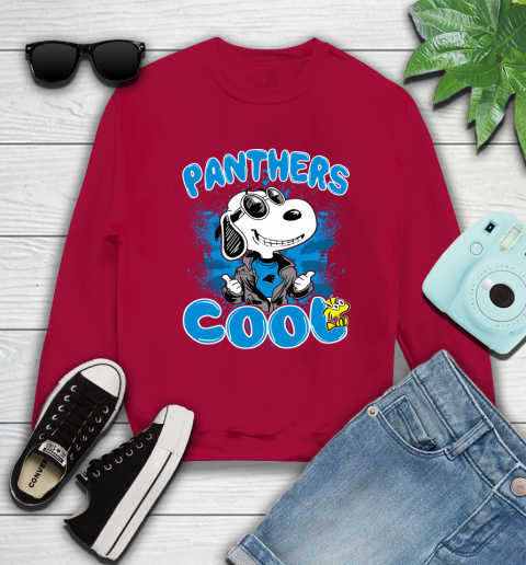NFL Football Carolina Panthers Cool Snoopy Shirt Sweatshirt - Image 9