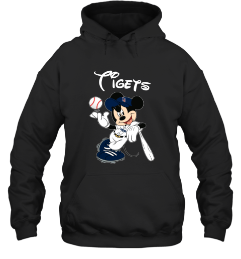 Baseball Mickey Team Detroit Tigers Hoodie