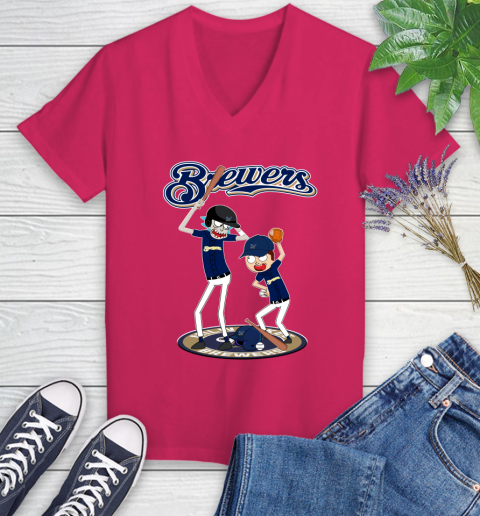 MLB Milwaukee Brewers Rick And Morty Baseball 85