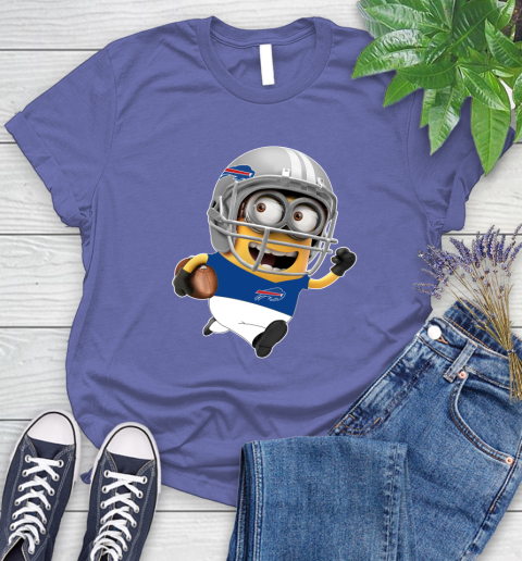 NFL Buffalo Bills Minions Disney Football Sports Women's T-Shirt 11