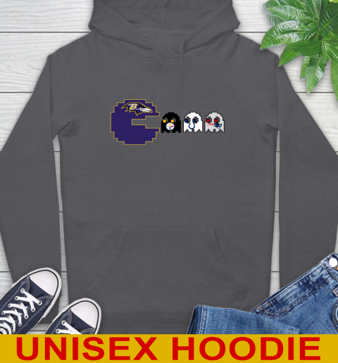 Baltimore Ravens NFL Football Pac Man Champion Hoodie 7