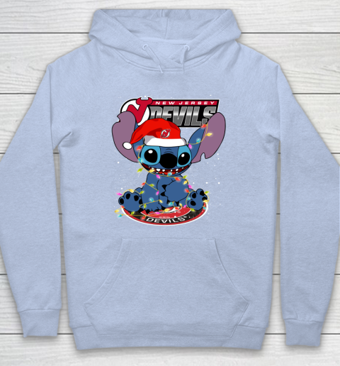 New Jersey Devils NHL Hockey noel stitch Christmas Hoodie 5