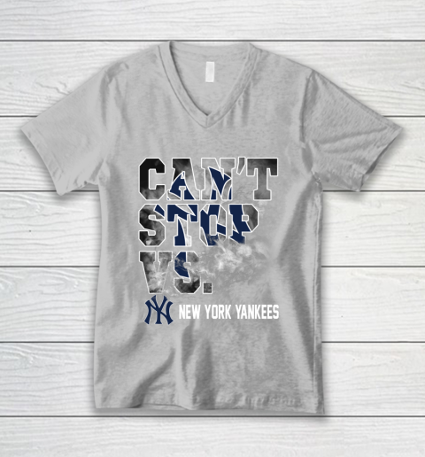 MLB New York Yankees Baseball Can't Stop Vs Yankees V-Neck T-Shirt 3