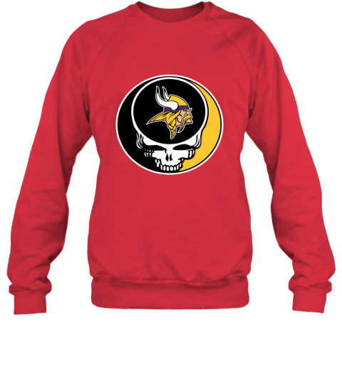 NFL Minnesota Vikings Grateful Dead Rock Band Football Sports BXH75LAKq7U sweatshirt 35 95 151514 front red