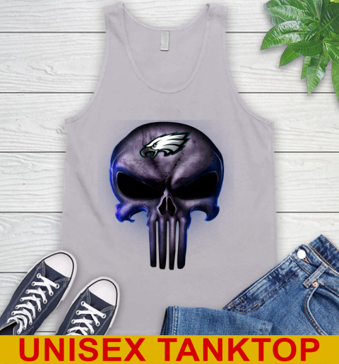 Philadelphia Eagles NFL Football Punisher Skull Sports Tank Top 3
