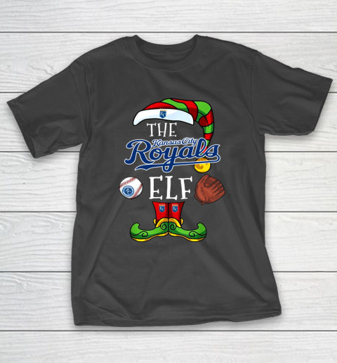 Kansas City Royals Christmas ELF Funny MLB T-Shirt