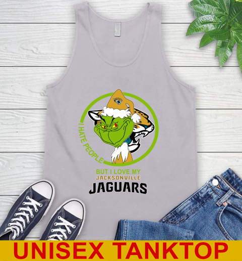 Jacksonville Jaguars NFL Christmas Grinch I Hate People But I Love My Favorite Football Team Tank Top 4