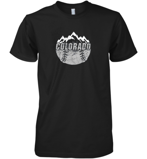 New Colorado Baseball Rocky Mountains Premium Men's T-Shirt