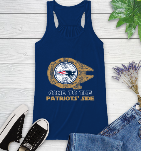 NFL Come To The New England Patriots Wars Football Sports Racerback Tank 8