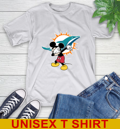 Miami Dolphins NFL Football Dabbing Mickey Disney Sports T-Shirt 12