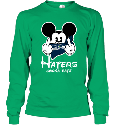 NFL Seattle Seahawks Mickey Mouse Disney Football T Shirt - Rookbrand