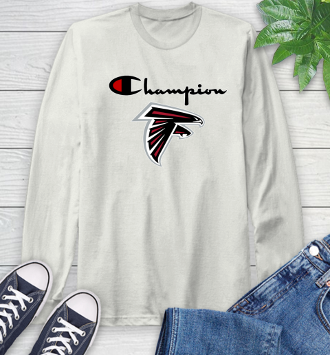 NFL Football Atlanta Falcons Champion Shirt Long Sleeve T-Shirt 11