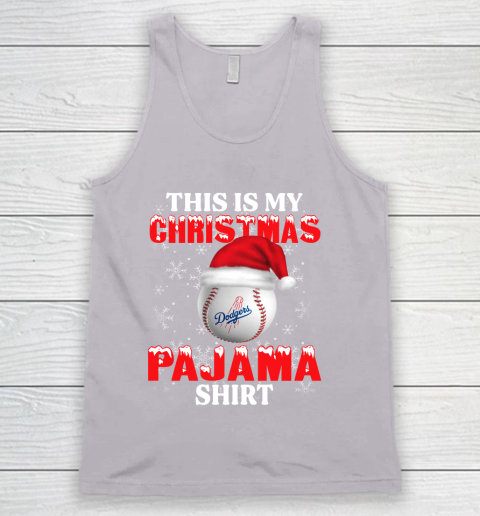 Los Angeles Dodgers This Is My Christmas Pajama Shirt MLB Tank Top 3