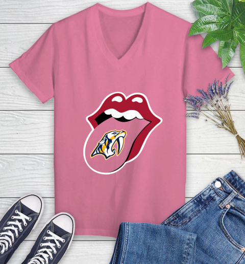 Nashville Predators NHL Hockey Lips I Root For My Team Adoring Fan 89