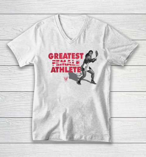 Serena Williams Husband Shirt Great Athlete V-Neck T-Shirt