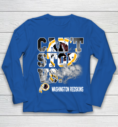 NFL Washington Redskins Can't Stop Vs Youth Long Sleeve 7