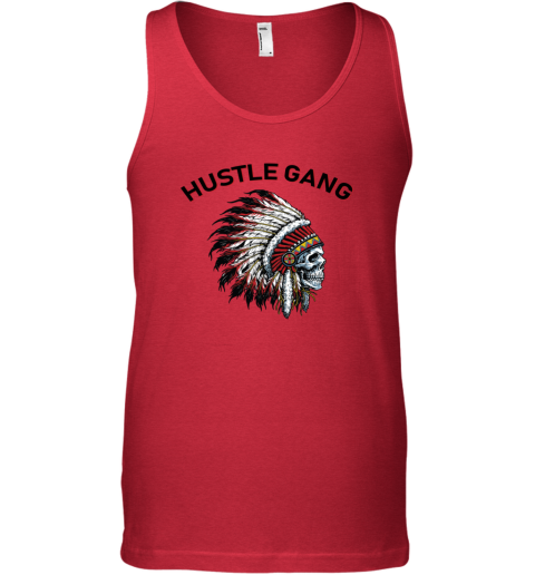 Hustle Gang m6qt hustle gang unisex tank 17 front red