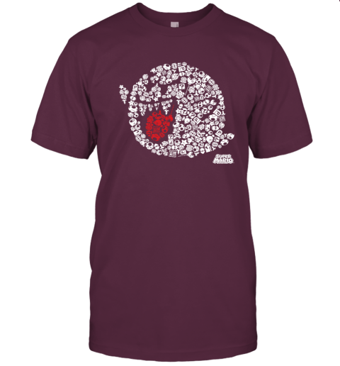 Nintendo Super Mario Iconic Boo Portrait Graphic T-Shirt