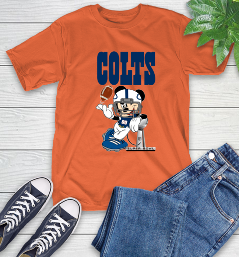 NFL Indianapolis Colts Mickey Mouse Disney Super Bowl Football T Shirt T-Shirt 5