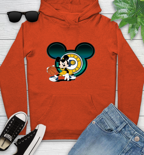 NBA Indiana Pacers Mickey Mouse Disney Basketball Youth Hoodie 5