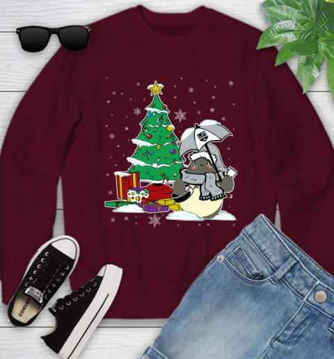 Los Angeles Kings NHL Hockey Cute Tonari No Totoro Christmas Sports Youth Sweatshirt 4
